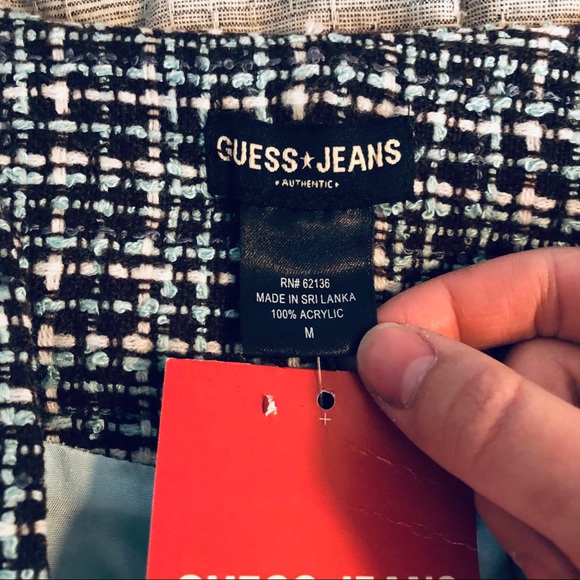 Guess Jeans Tweed Blazer Jacket - Picture 5 of 6